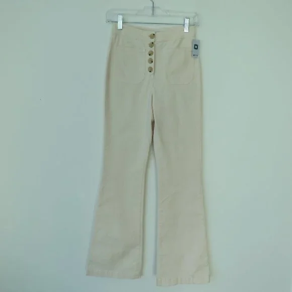 PALOMA WOOL Margherita Cream Ecru Cotton Twill Pants Size EU 34 / XS NWT - Picture 3 of 15